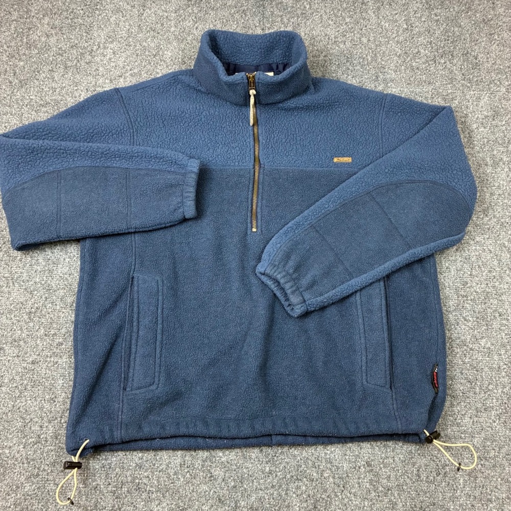 VTG Woolrich Polartec Fleece Pullover Womens Size Medium Quarter Zip Made in USA